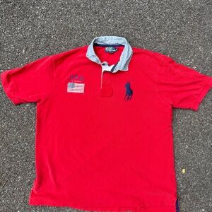 Red Polo Kids Shirt